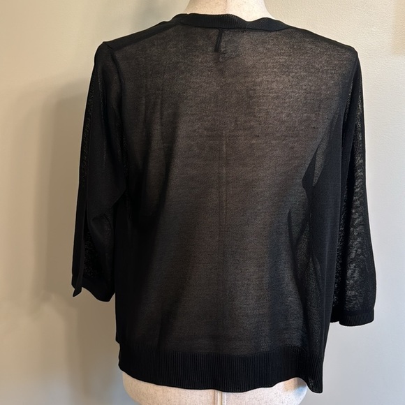 Akemi + Kin Open Front Sheer Tie Cardigan - Picture 6 of 11
